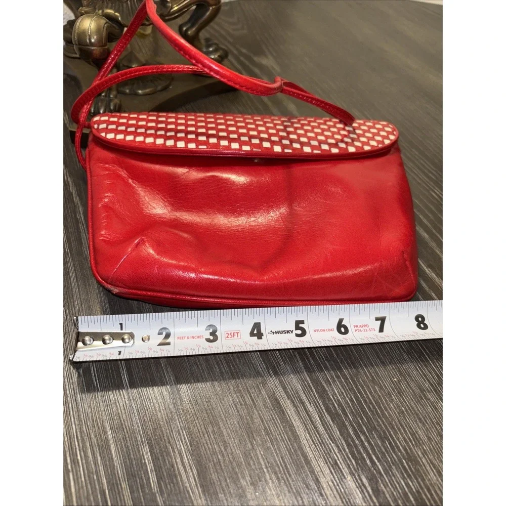 Vintage 80s Red Purse‎